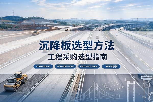 鞍山沉降板选择方法