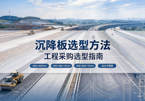 鞍山沉降板选择方法